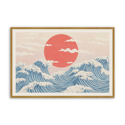 [Color:Polished Gold], Picture of art in a Polished Gold frame