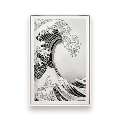 [Color:Opaque White], Picture of art in a White frame