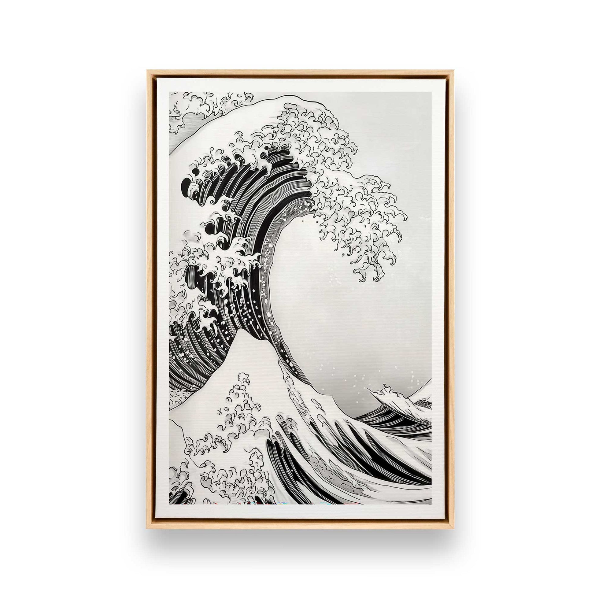 [Color:American Maple], Picture of art in a American Maple frame