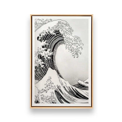 [Color:American Maple], Picture of art in a American Maple frame