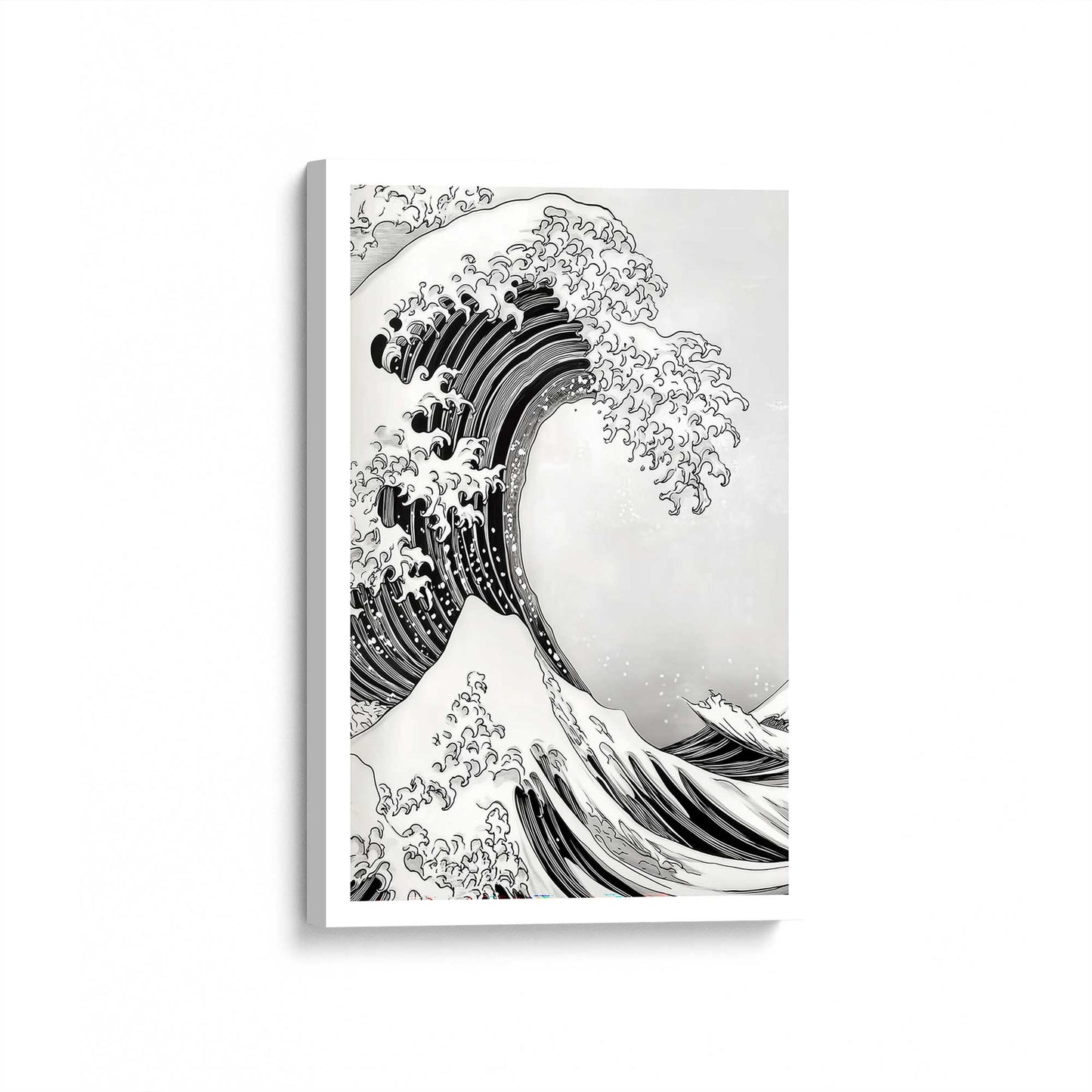 [Color:Stretched Canvas], Picture of art at an angle