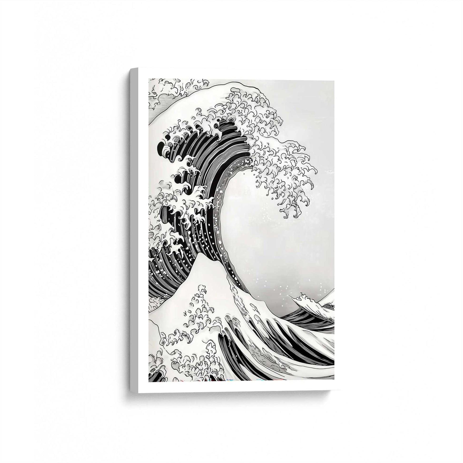 [Color:Stretched Canvas], Picture of art at an angle