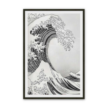 [Color:Satin Black], Picture of art in a Satin Black frame