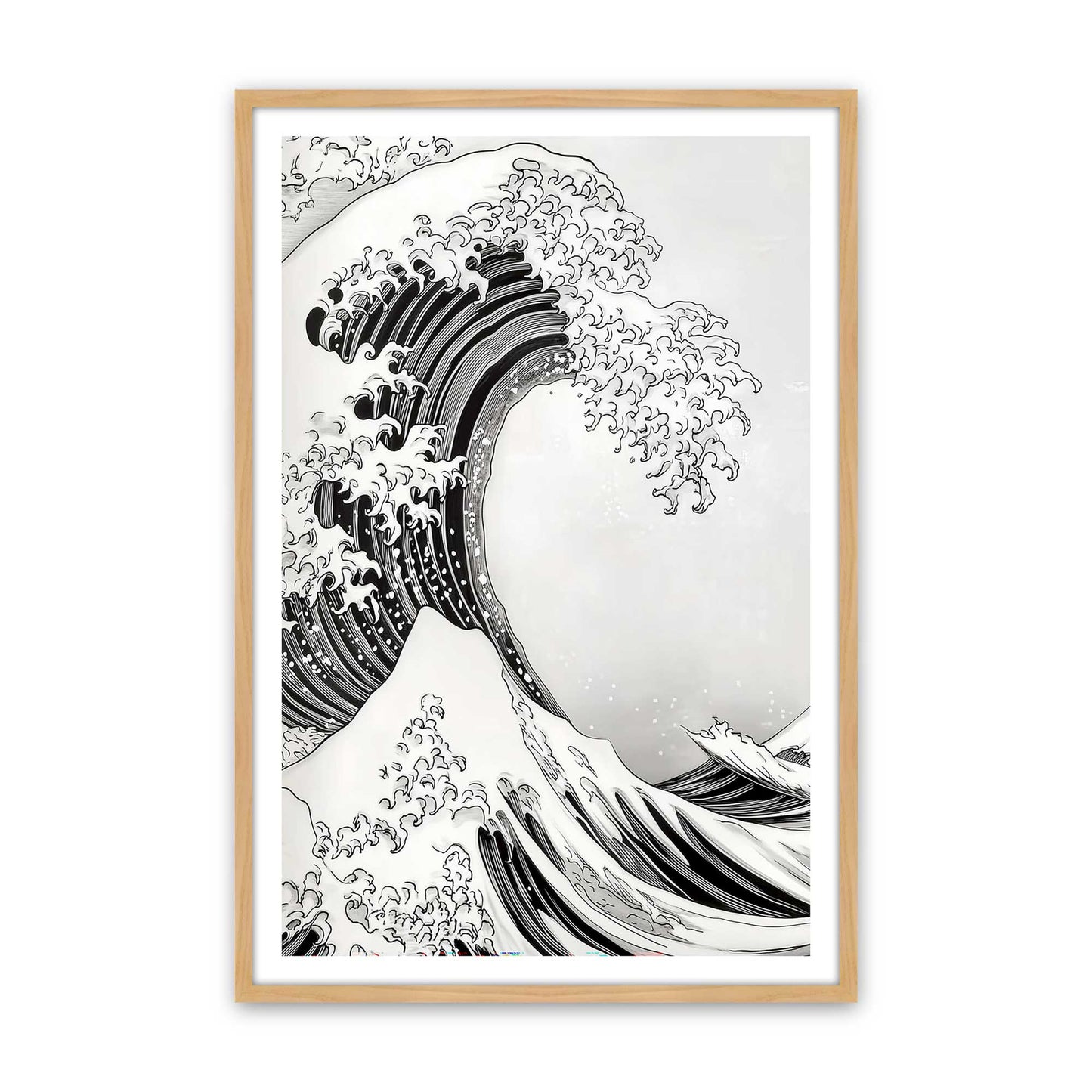 [Color:American Maple], Picture of art in a American Maple frame