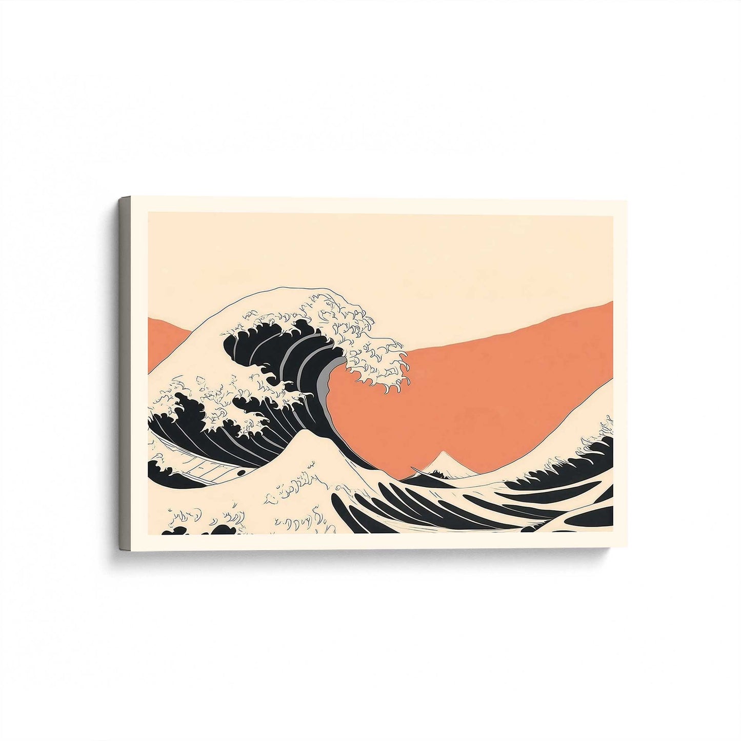 [Color:Stretched Canvas], Picture of art at an angle