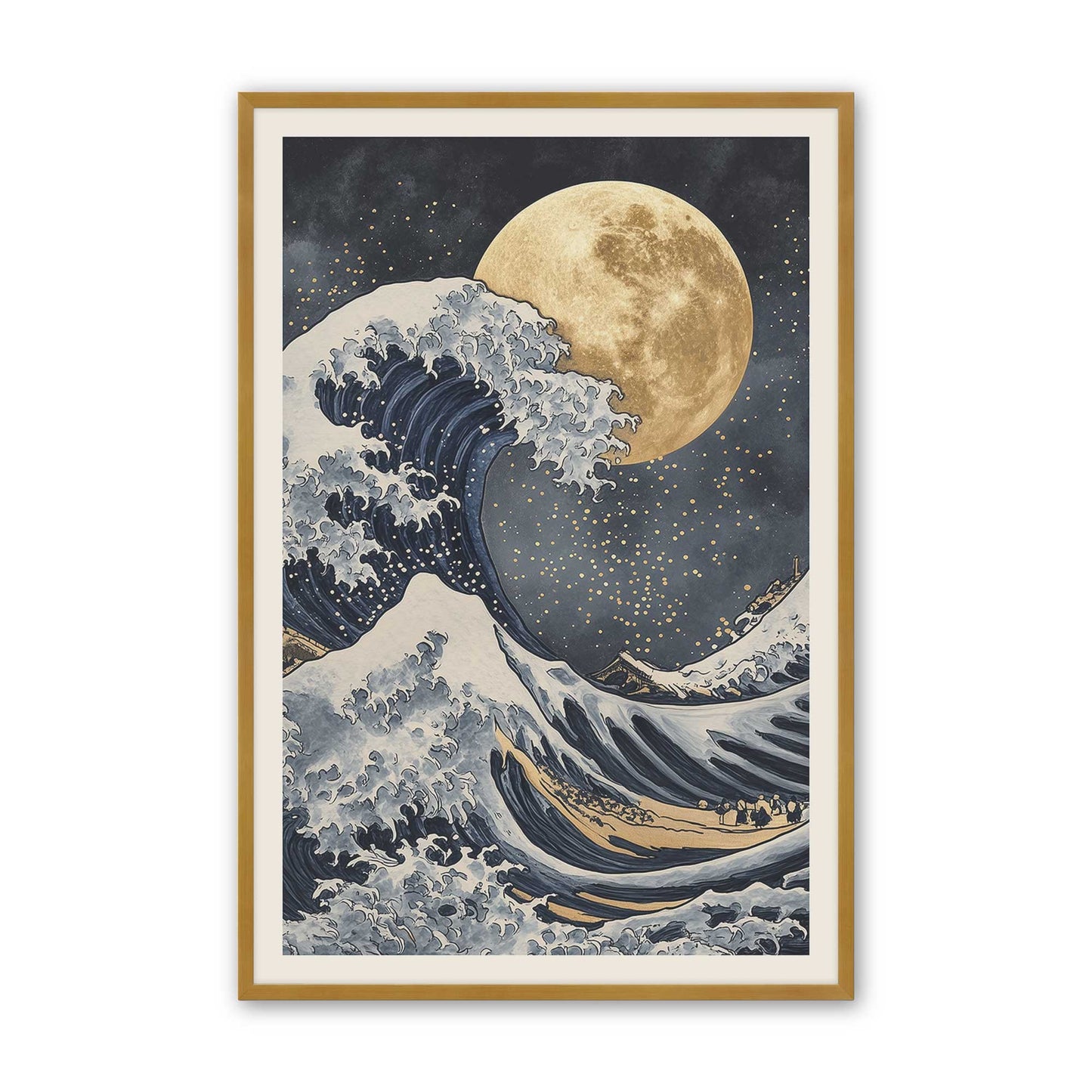 [Color:Polished Gold], Picture of art in a Polished Gold frame