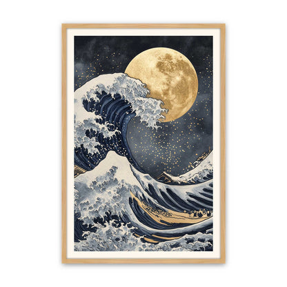 [Color:American Maple], Picture of art in a American Maple frame