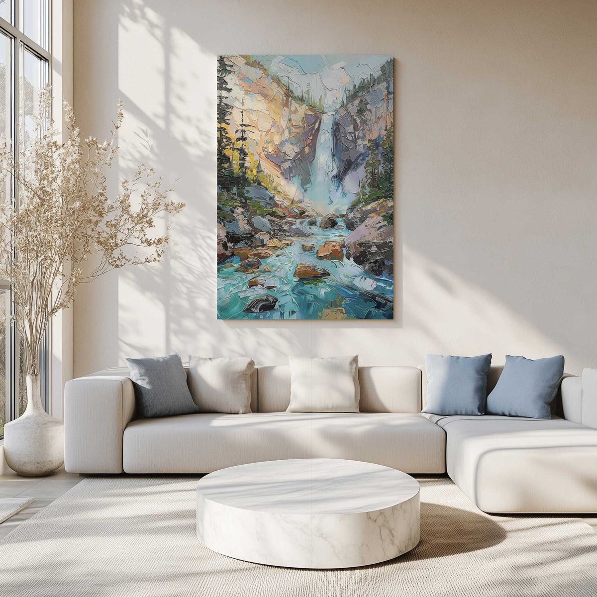 Picture of art in a room
