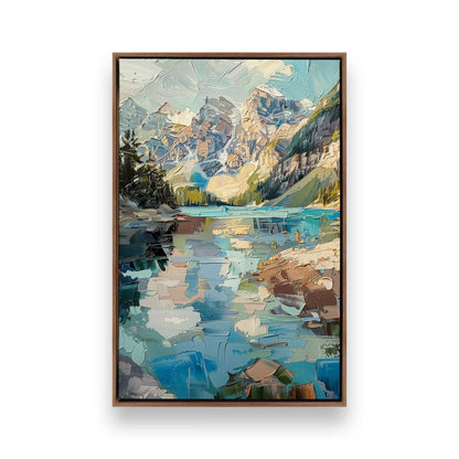 [Color:Walnut], Picture of art in a Walnut frame