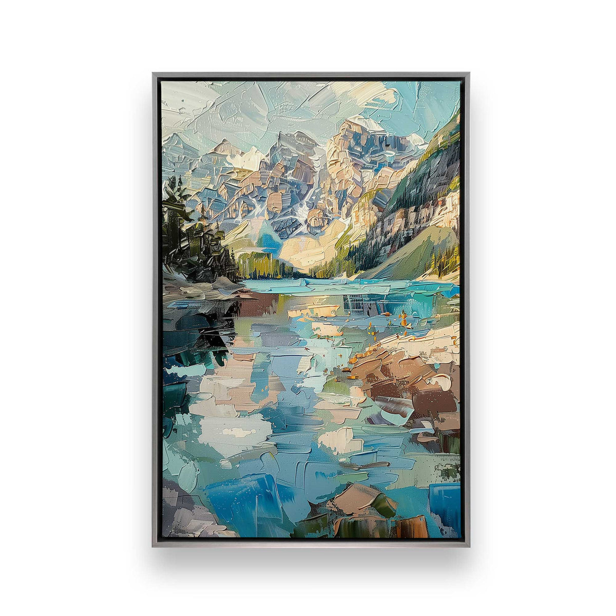 [Color:Polished Chrome], Picture of art in a Polished Chrome frame