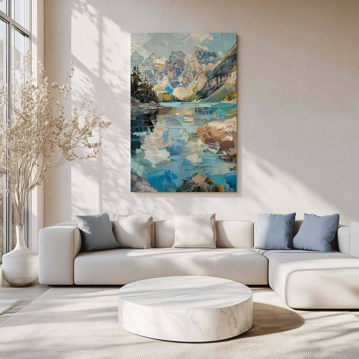 Picture of art in a room