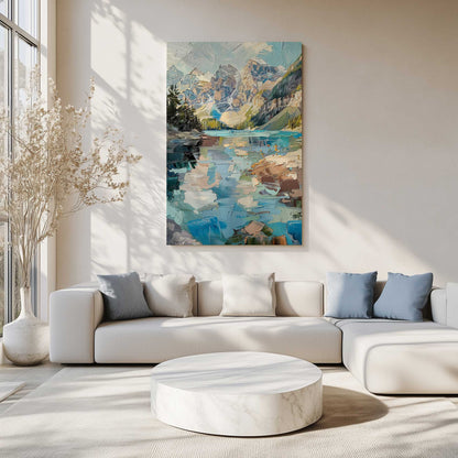 Picture of art in a room