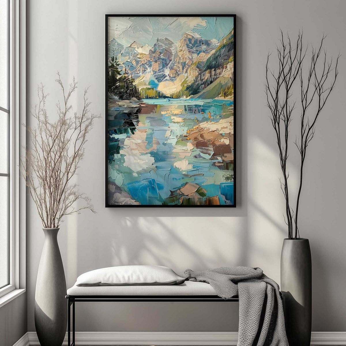 Picture of art in a room