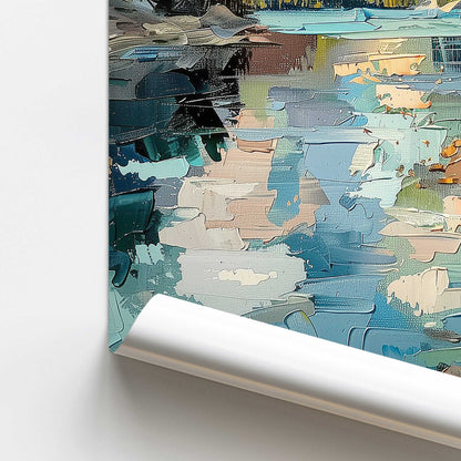 Reflections at Moraine Print