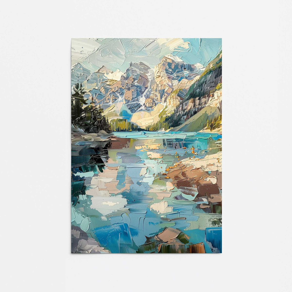 [Color:Rolled Print], Picture of close up of art