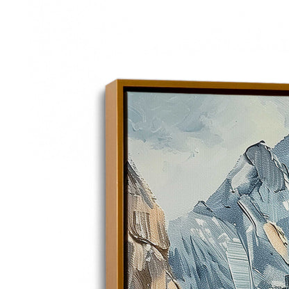[Color:Polished Gold], Picture of art in a Polished Gold frame at an angle