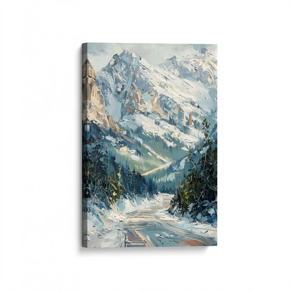 [Color:Stretched Canvas], Picture of art at an angle