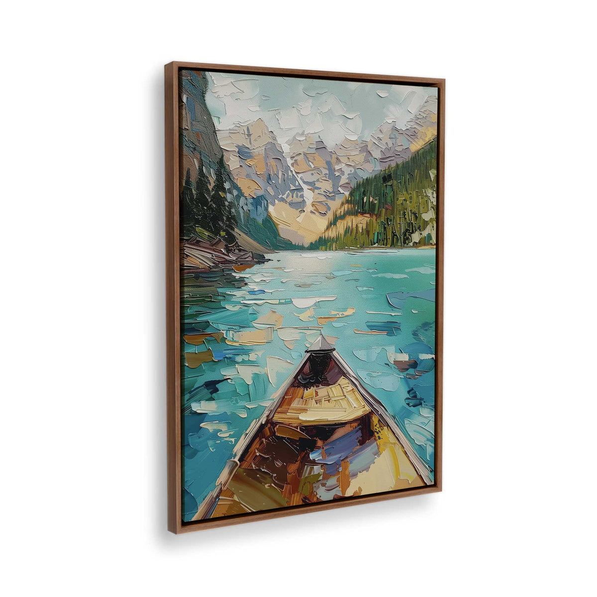 [Color:Walnut], Picture of the corner of the art