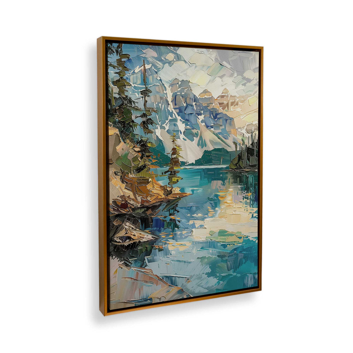 [Color:Polished Gold], Picture of the corner of the art