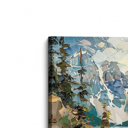 [Color:Stretched Canvas], Picture of the corner of the art