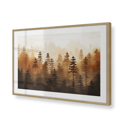 [Color:Brushed Gold] Picture of art in a Brushed Gold frame of the corner