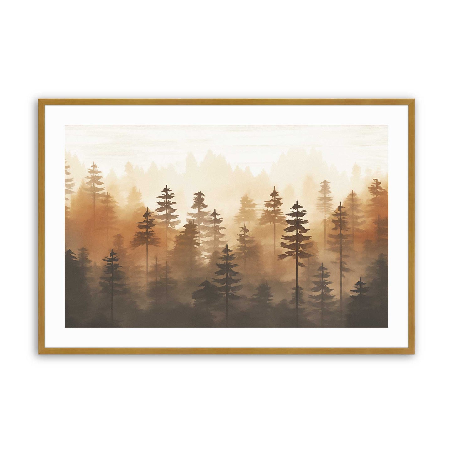 [Color:Polished Gold] Picture of art in a Polished Gold frame