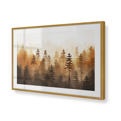 [Color:Polished Gold] Picture of art in a Polished Gold frame of the corner