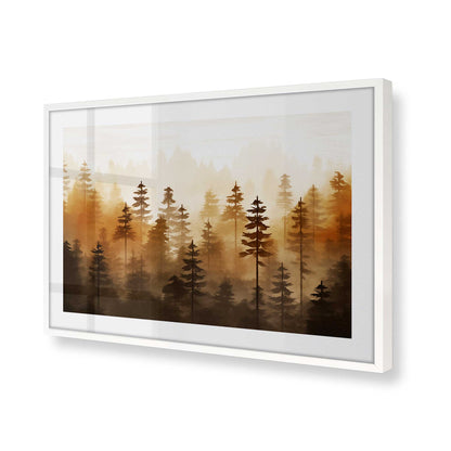 [Color:Opaque White] Picture of art in a Opaque White frame of the corner