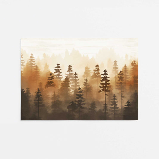 Golden Mist Woodland Promotional Rolled Print
