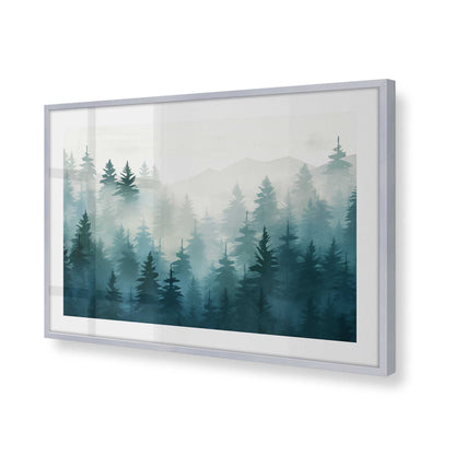 [Color:Polished Chrome] Picture of art in a Polished Chrome frame of the corner