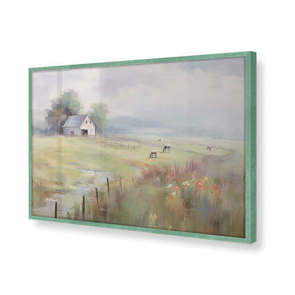 [Color:Lemon Grass] Picture of art in a Lemon Grass frame of the corner