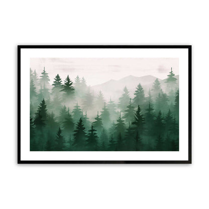 [Color:Satin Black], Picture of art in a Satin Black frame