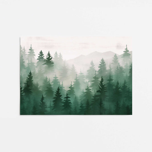 Emerald Forest Mist Promotional Rolled Print
