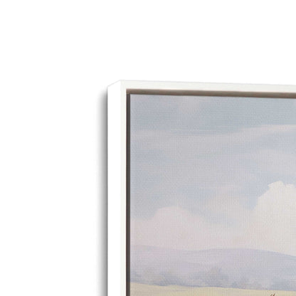 [Color:Opaque White] Picture of art in a White frame at an angle