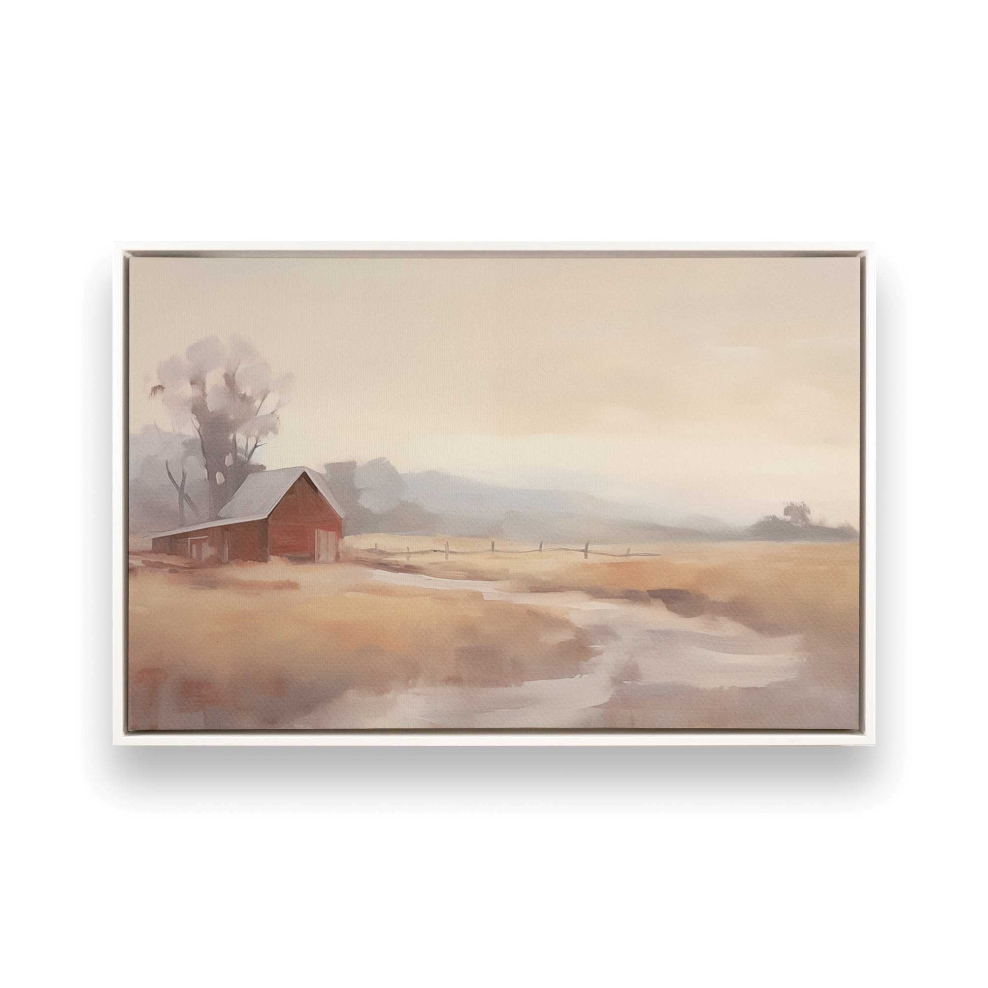 [Color:Opaque White] Picture of art in a White frame