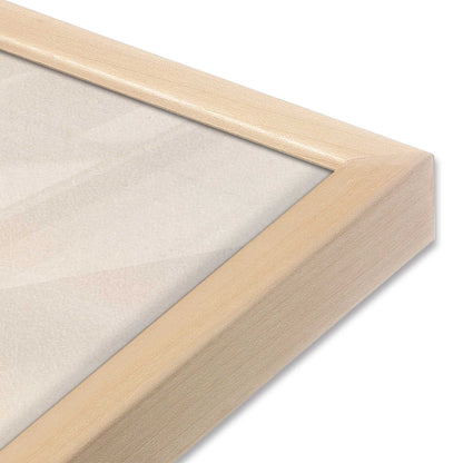 [Color:Raw Maple] Picture of art in a Raw Maple frame at an angle