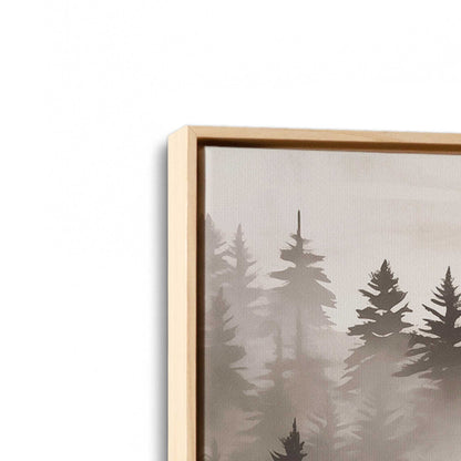 [Color:American Maple] Picture of art in a American Maple frame at an angle