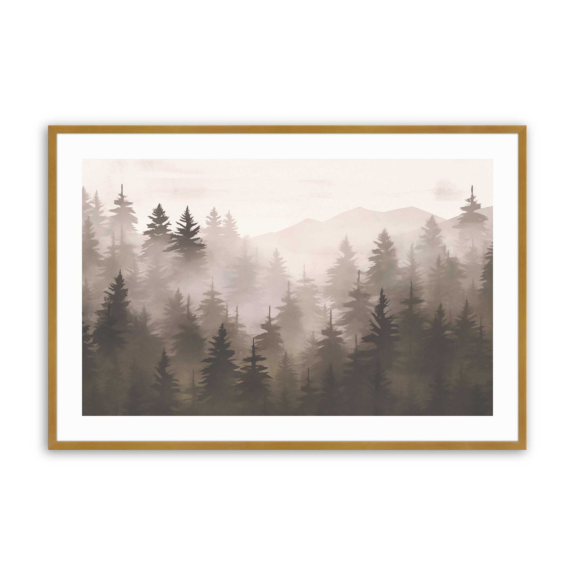 [Color:Polished Gold] Picture of art in a Polished Gold frame