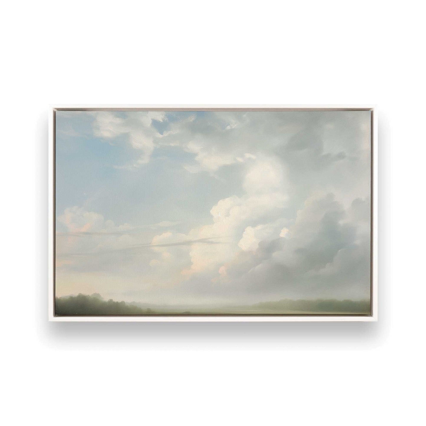 [Color:Opaque White] Picture of art in a White frame