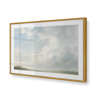 [Color:Polished Gold] Picture of art in a Polished Gold frame of the corner