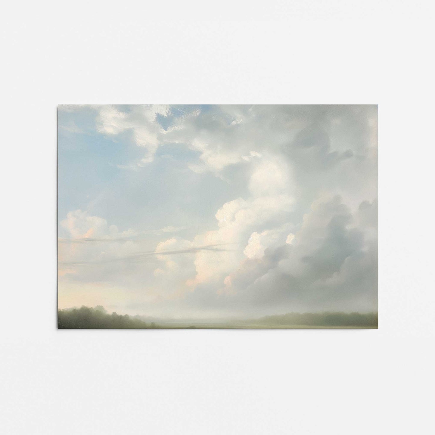 Soft Morning Sky Promotional Rolled Print