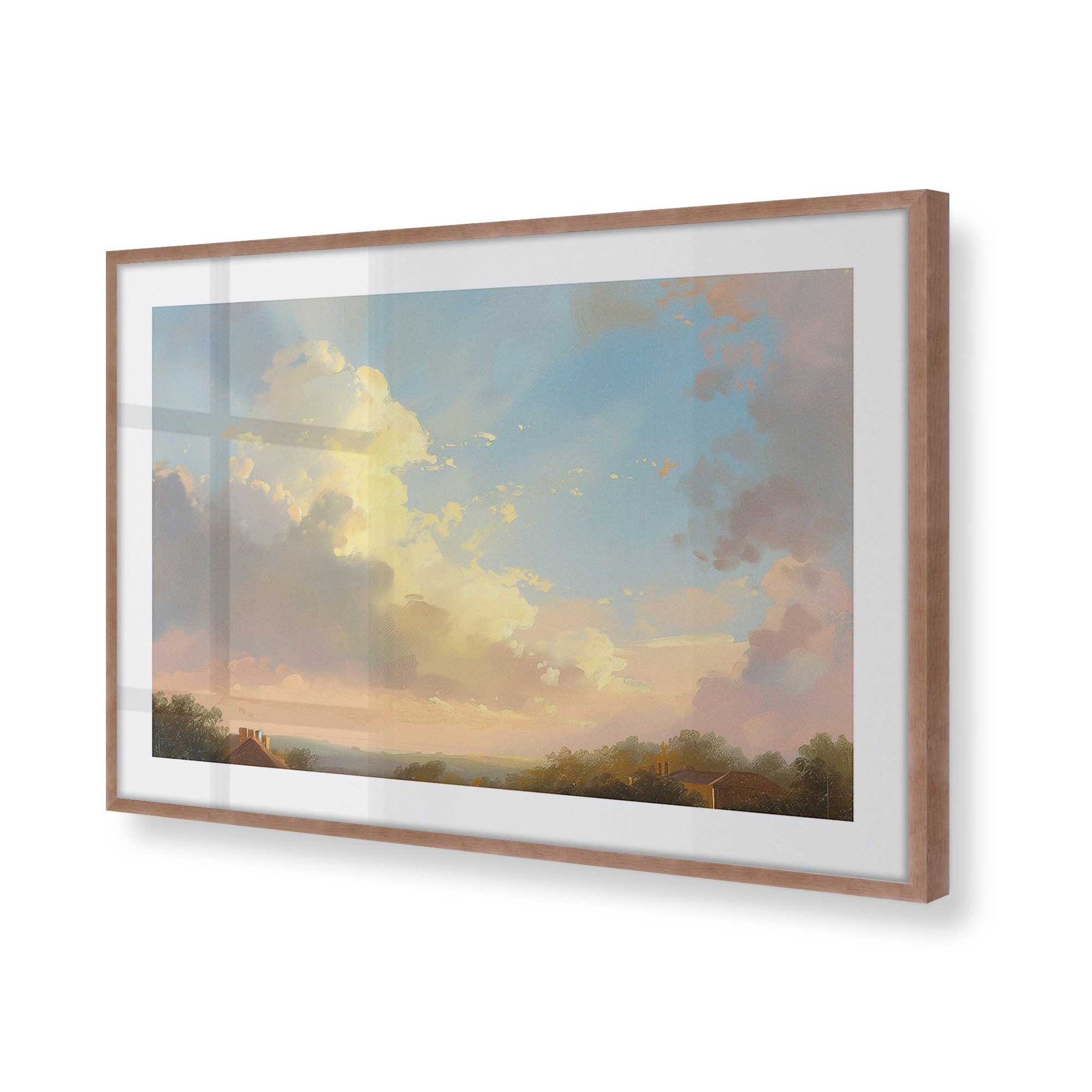 [Color:Powder Rose] Picture of art in a Powder Rose frame of the corner