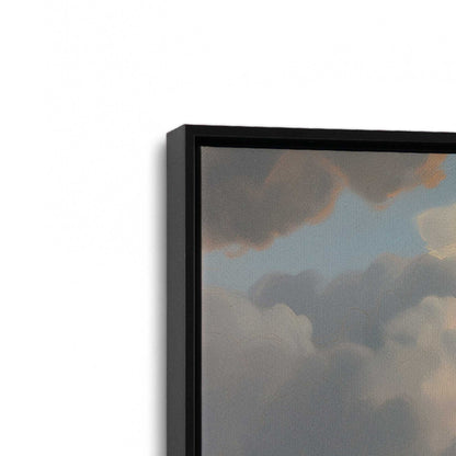 [Color:Satin Black] Picture of art in a Satin Black frame at an angle