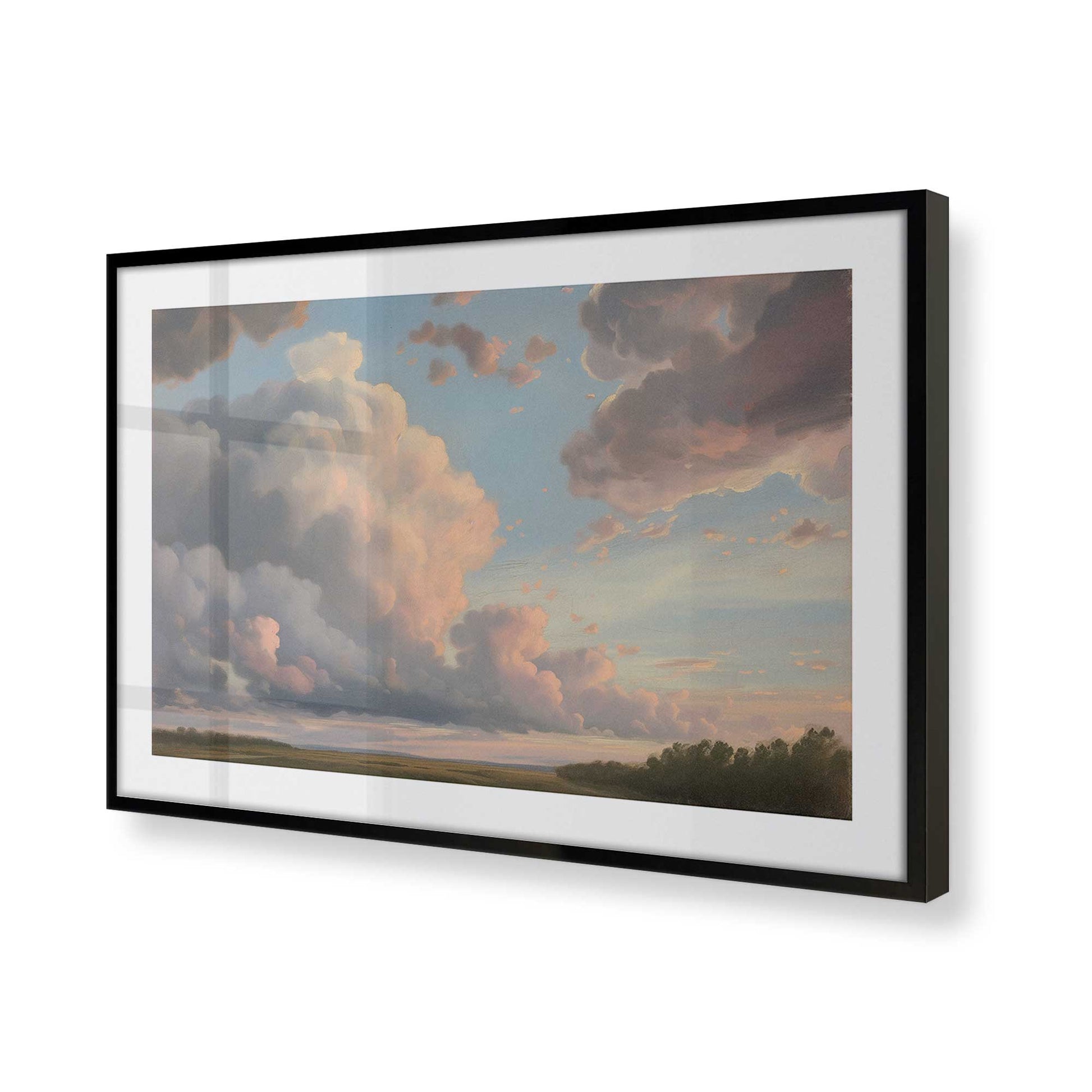 [Color:Satin Black] Picture of art in a Satin Black frame of the corner