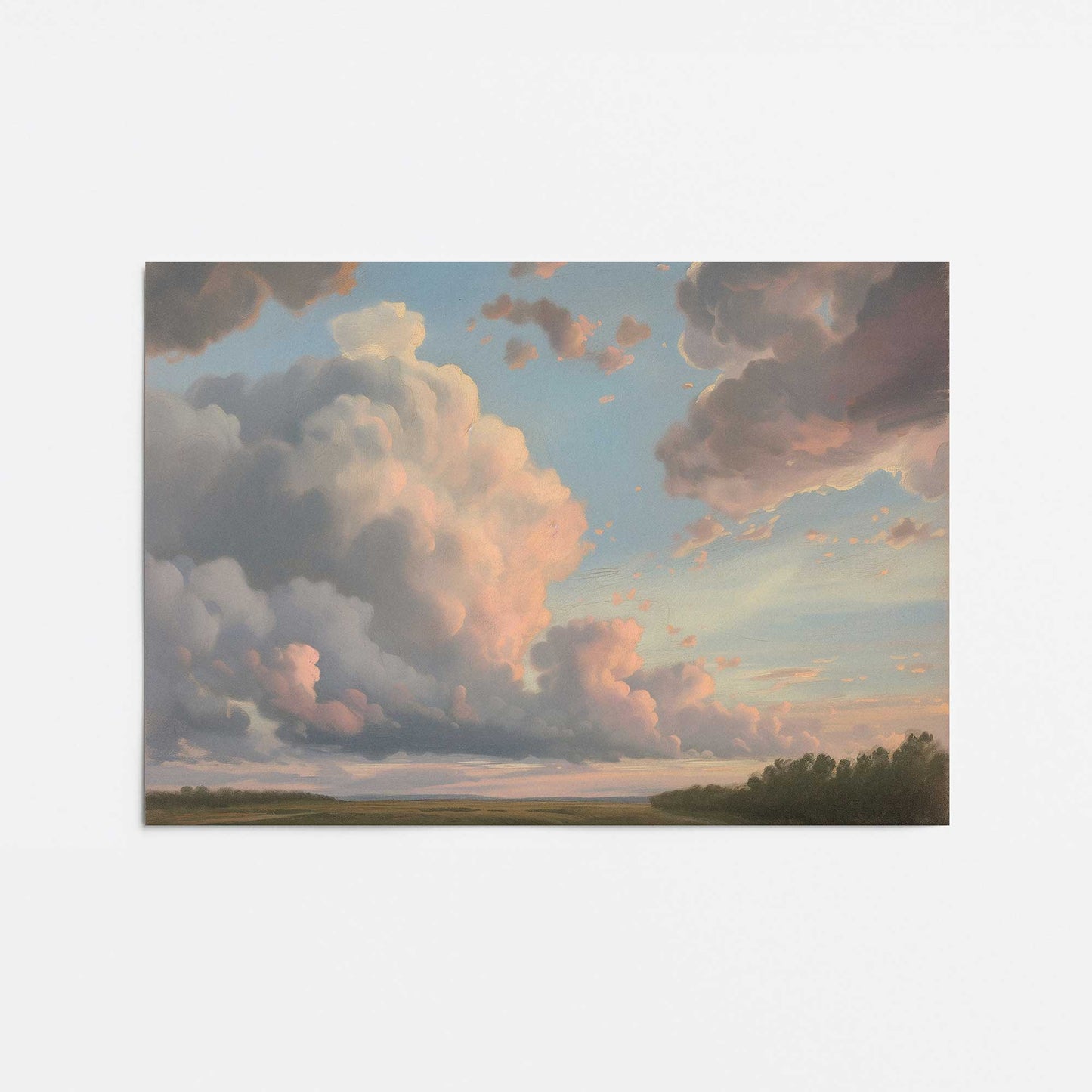 Peaceful Dusk Cloudscape Promotional Rolled Print