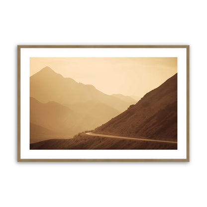 [Color:Brushed Gold] Picture of art in a Brushed Gold frame