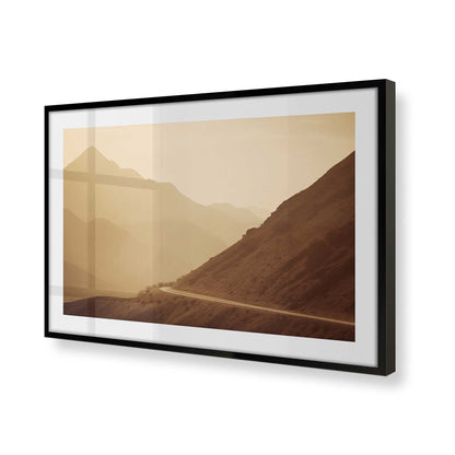 [Color:Satin Black] Picture of art in a Satin Black frame of the corner