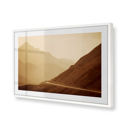 [Color:Opaque White] Picture of art in a Opaque White frame of the corner