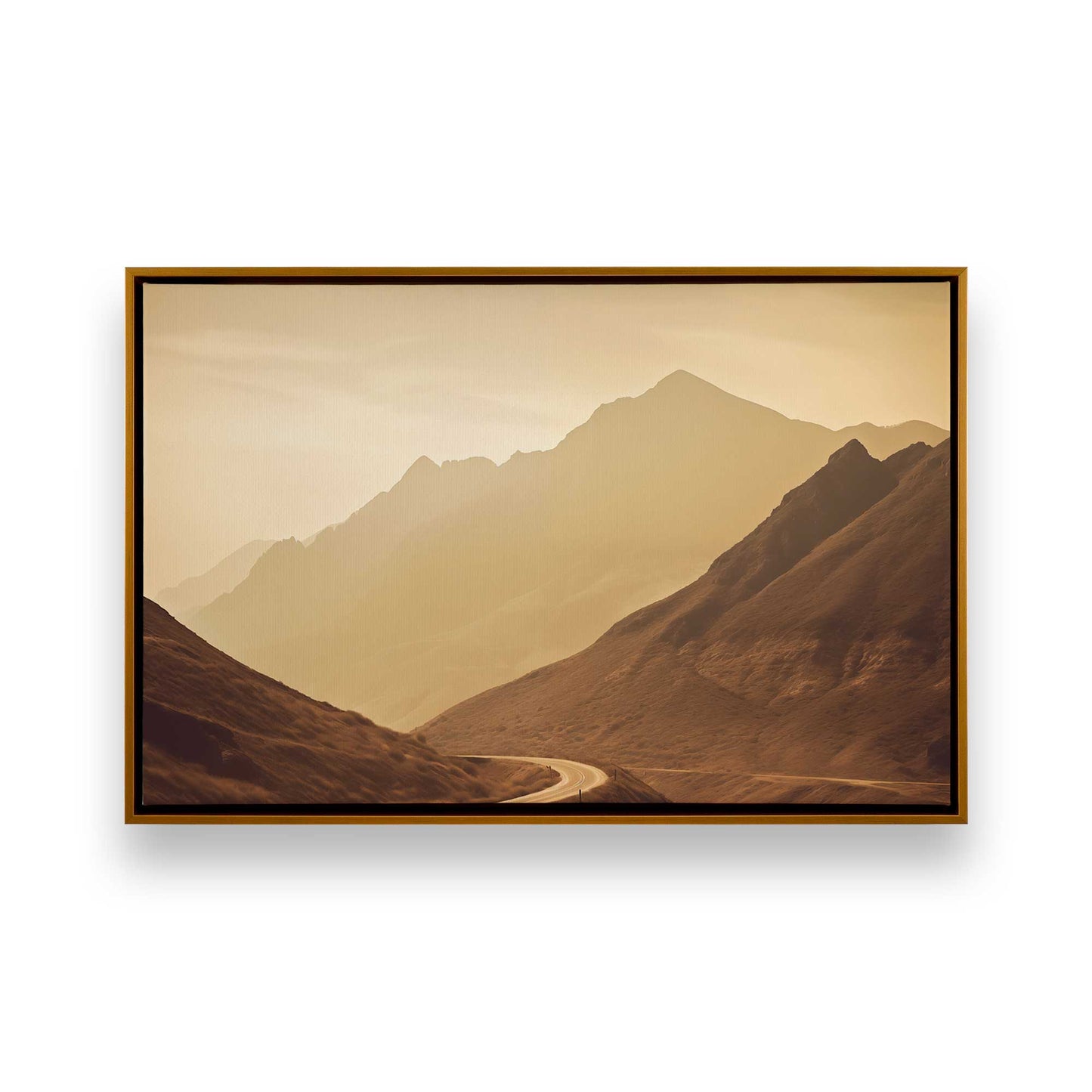 [Color:Polished Gold] Picture of art in a Polished Gold frame