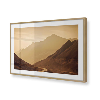 [Color:Brushed Gold] Picture of art in a Brushed Gold frame of the corner